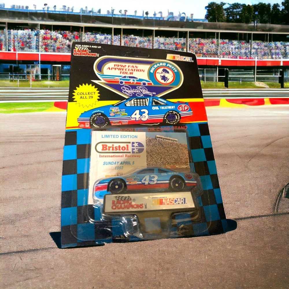 Racing Champions Bristol Richard Petty #43 1992 Fan Tour LE Diecast Metal Car K